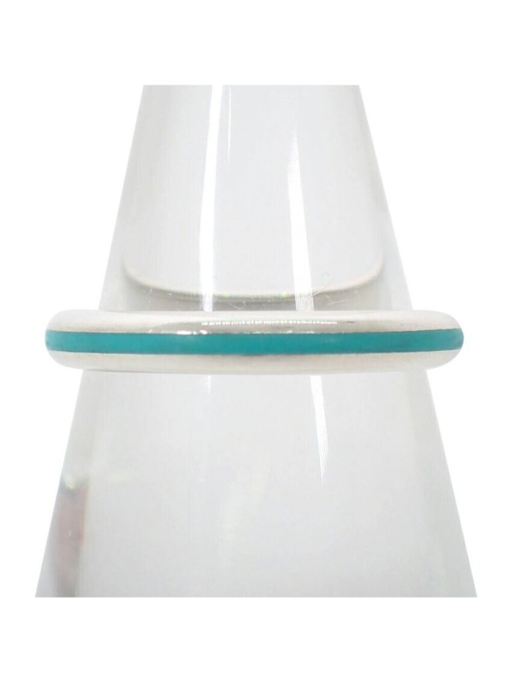 Tiffany & Co Blue Line Enamel Ring